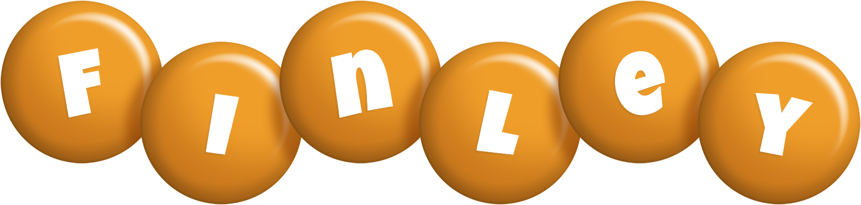 Finley candy-orange logo