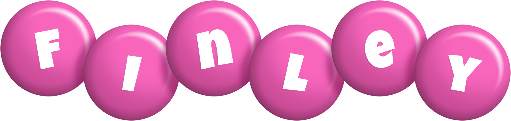 Finley candy-pink logo