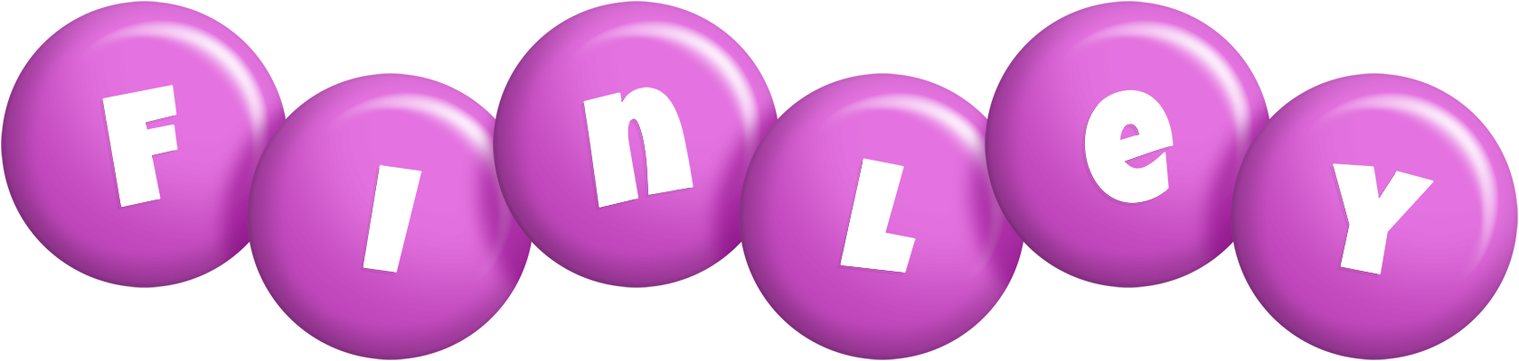 Finley candy-purple logo