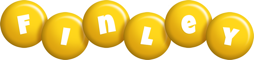 Finley candy-yellow logo