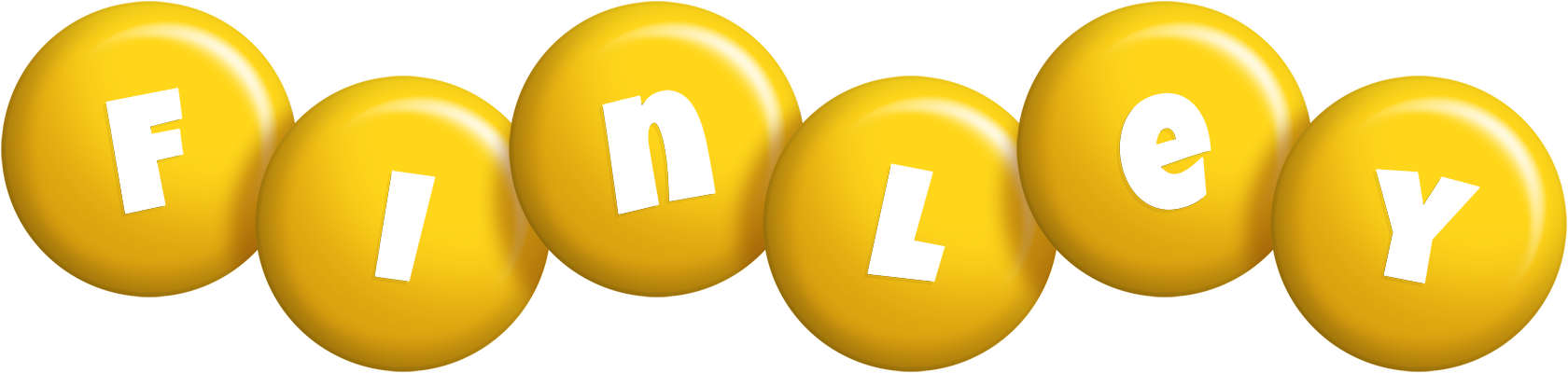 Finley candy-yellow logo