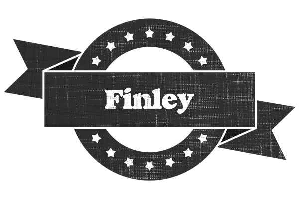 Finley grunge logo