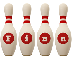 Finn bowling-pin logo