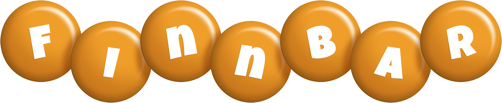 Finnbar candy-orange logo