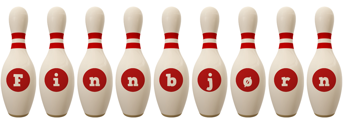 Finnbjørn bowling-pin logo