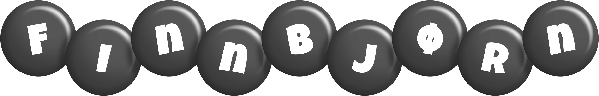 Finnbjørn candy-black logo