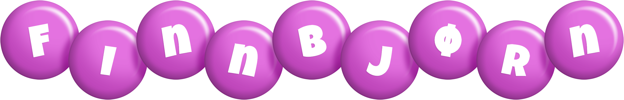 Finnbjørn candy-purple logo