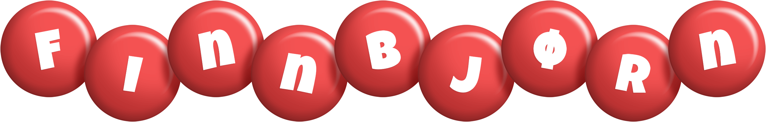 Finnbjørn candy-red logo
