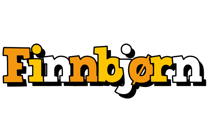 Finnbjørn cartoon logo