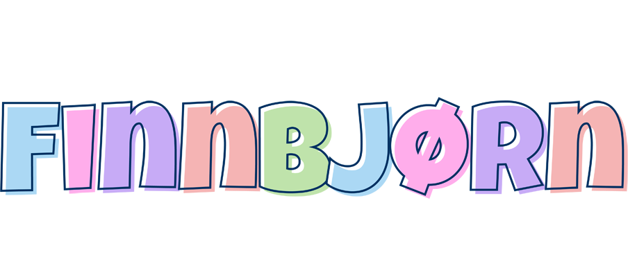 Finnbjørn pastel logo