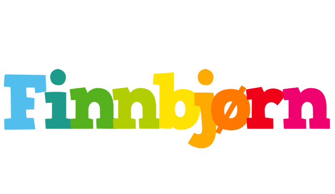 Finnbjørn rainbows logo