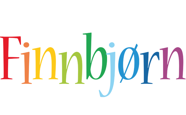 Finnbjørn birthday logo