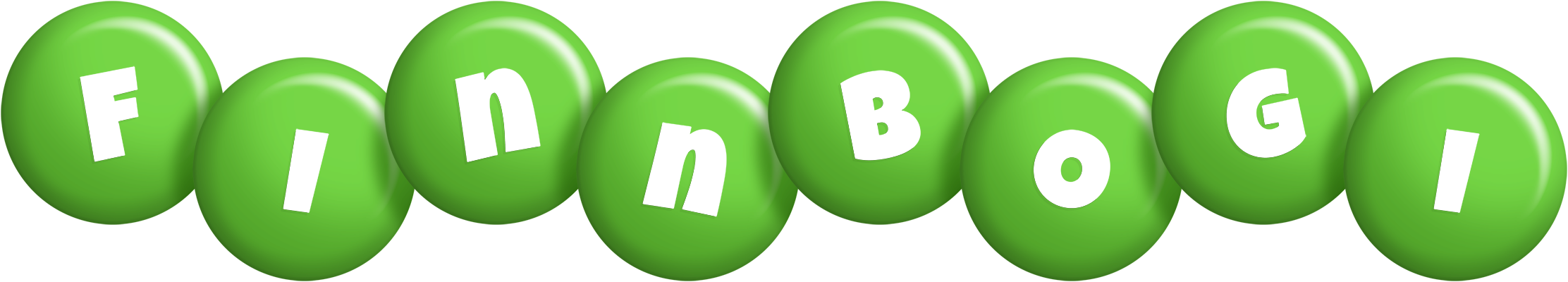 Finnbogi candy-green logo