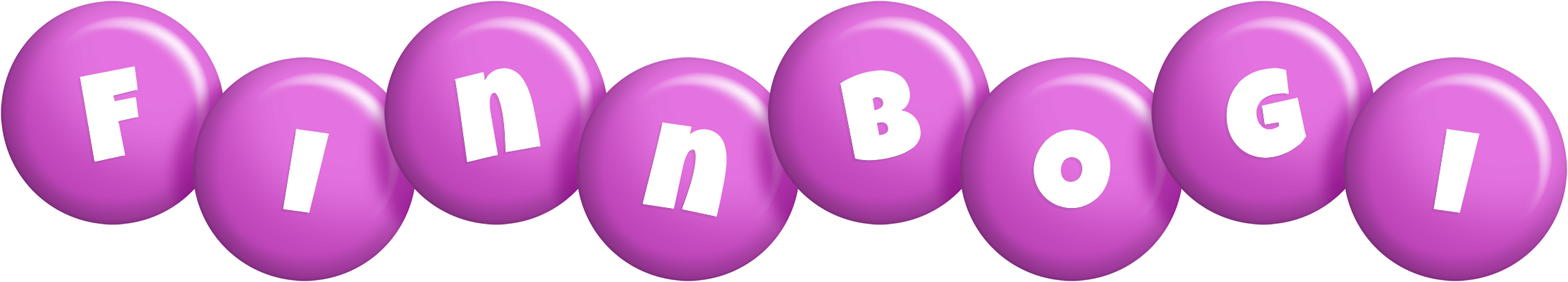 Finnbogi candy-purple logo
