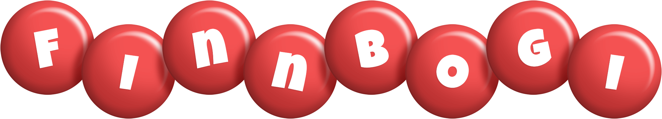 Finnbogi candy-red logo