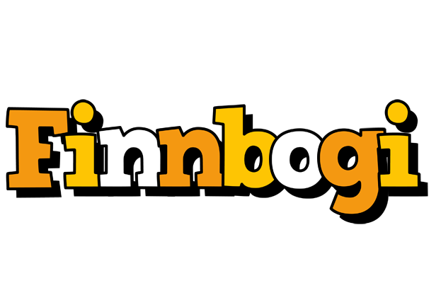 Finnbogi cartoon logo