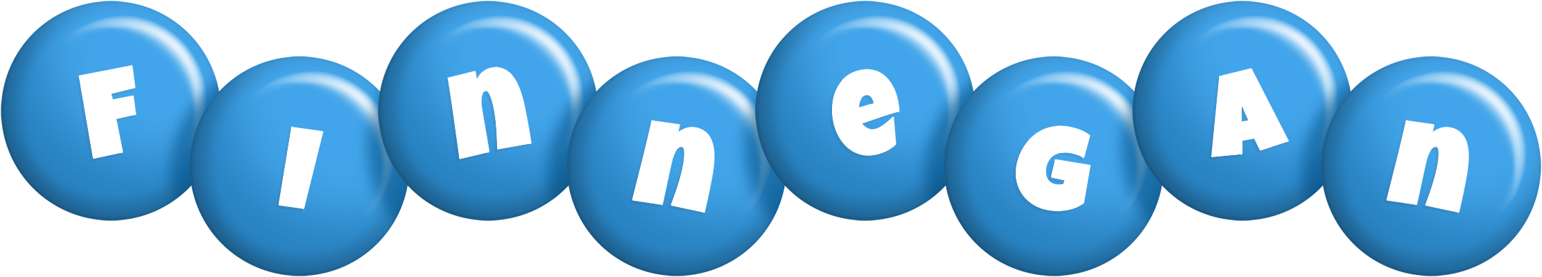 Finnegan candy-blue logo