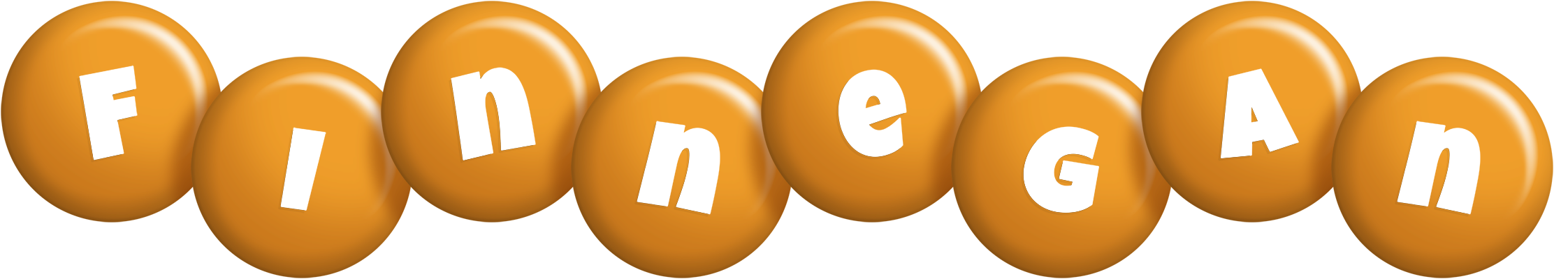 Finnegan candy-orange logo