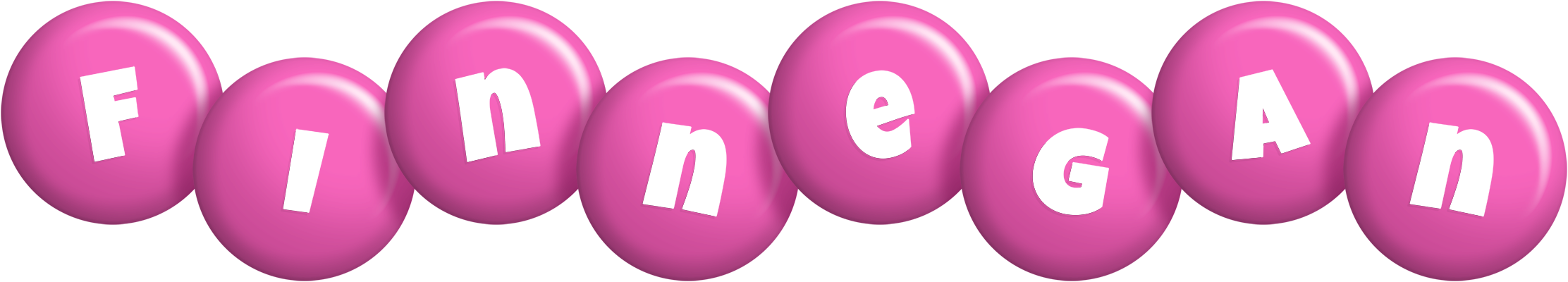 Finnegan candy-pink logo