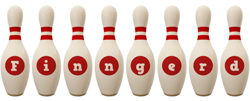 Finngerd bowling-pin logo