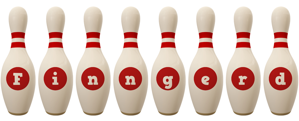 Finngerd bowling-pin logo