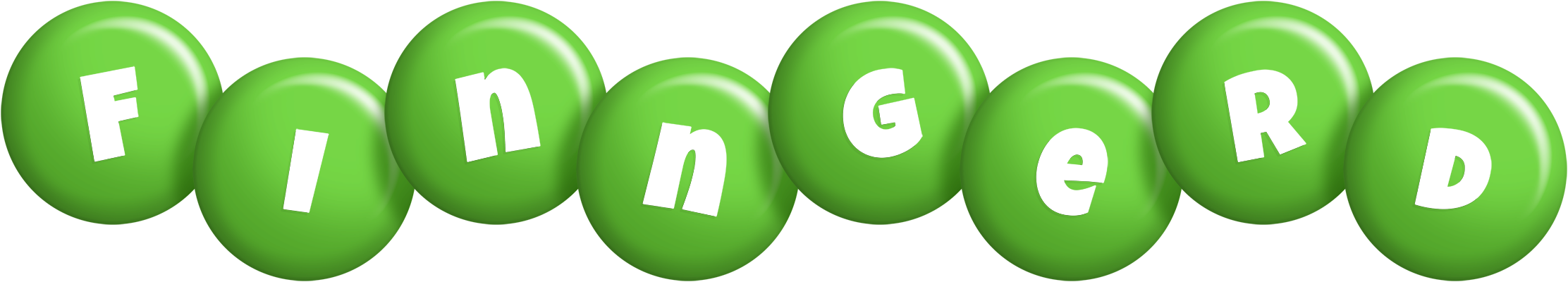 Finngerd candy-green logo