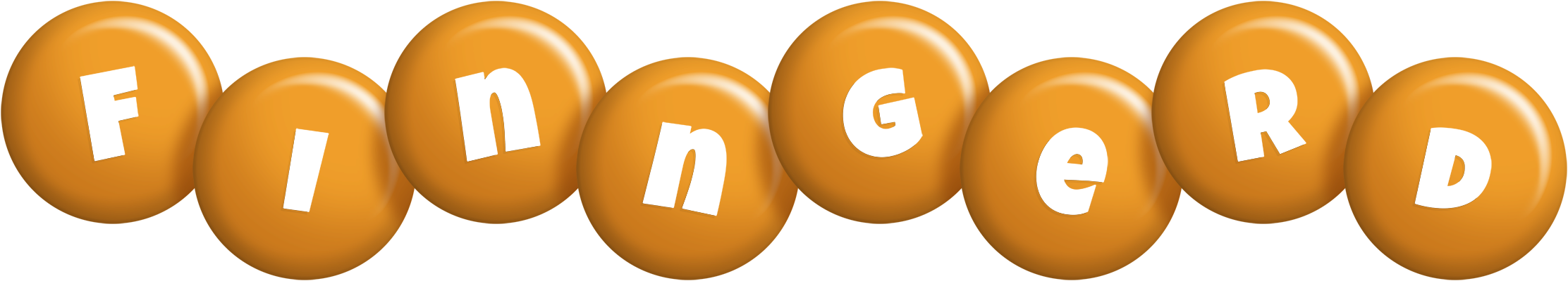 Finngerd candy-orange logo