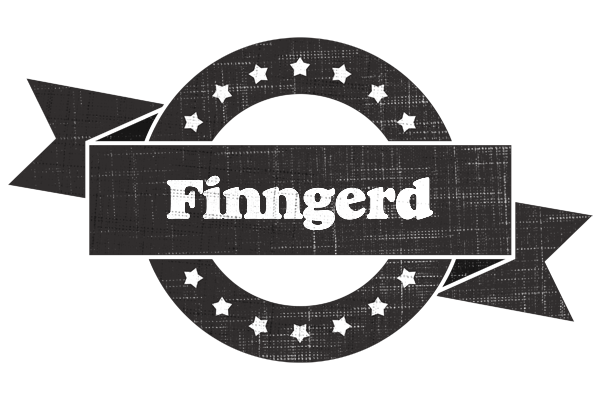 Finngerd grunge logo