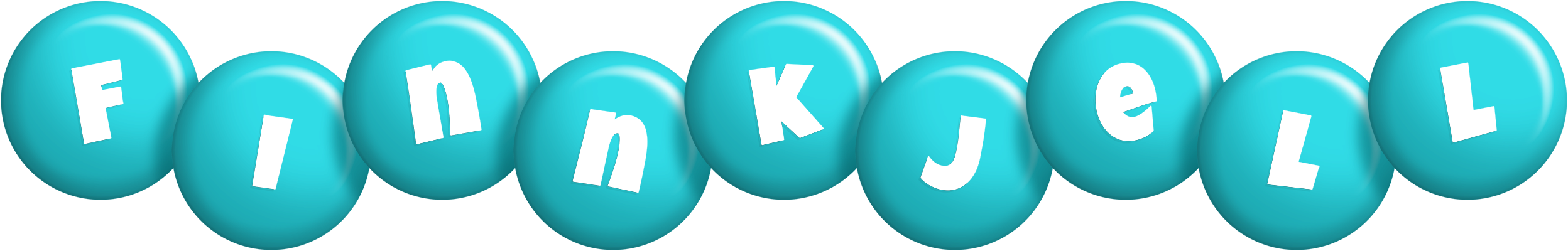 Finnkjell candy-azur logo