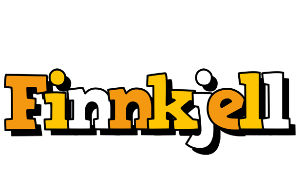 Finnkjell cartoon logo