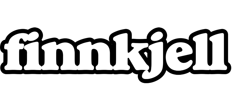 Finnkjell panda logo