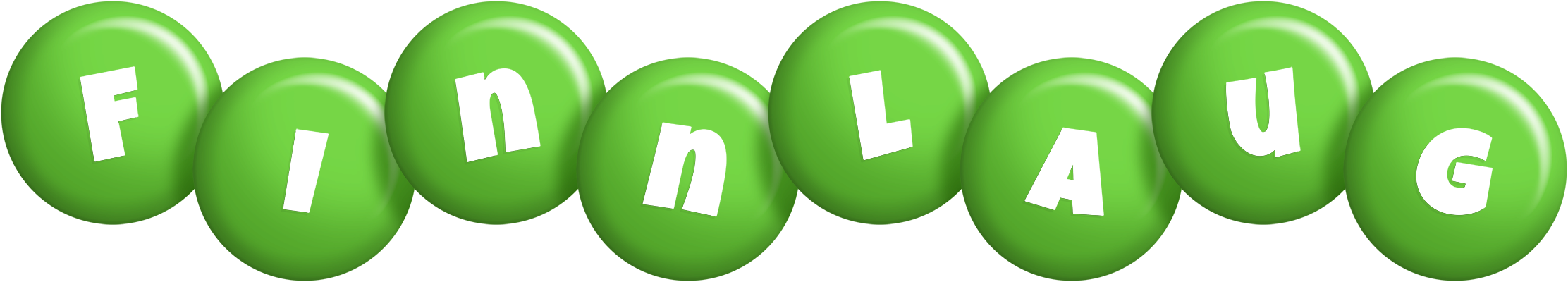 Finnlaug candy-green logo