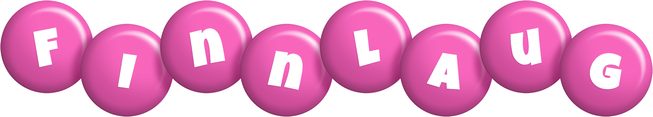 Finnlaug candy-pink logo