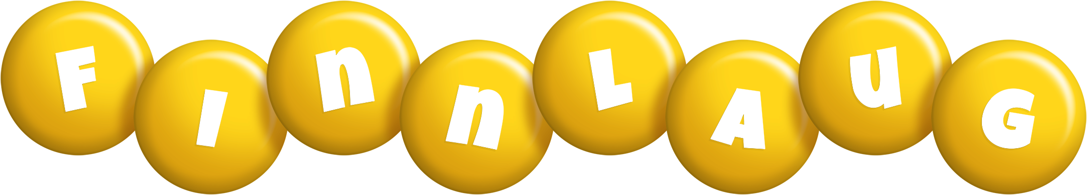 Finnlaug candy-yellow logo