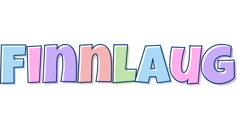 Finnlaug pastel logo