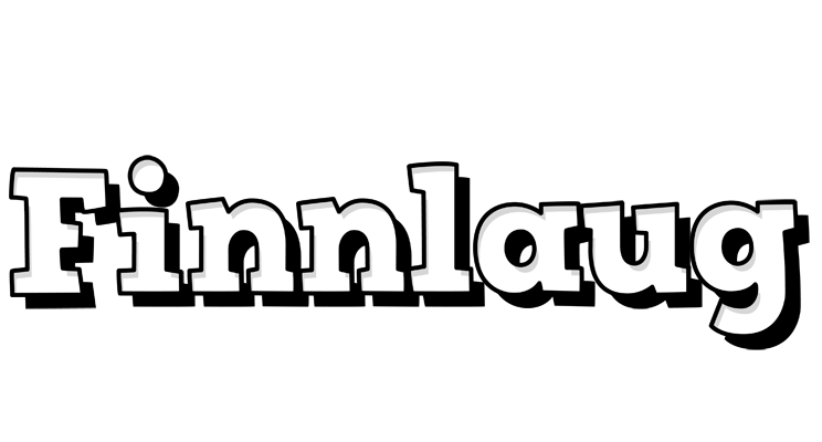 Finnlaug snowing logo