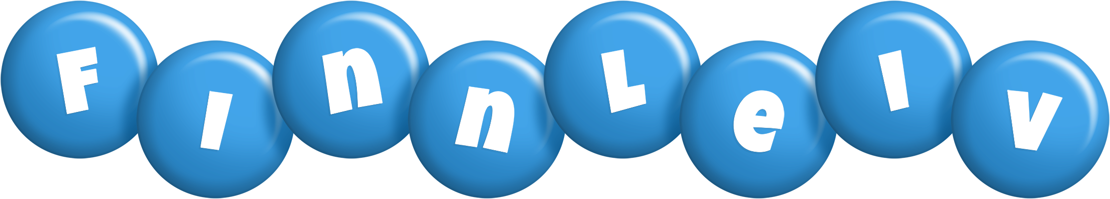 Finnleiv candy-blue logo