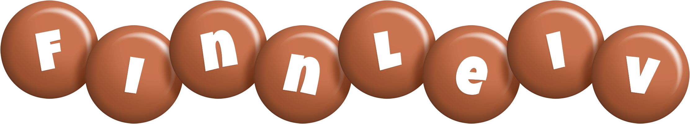 Finnleiv candy-brown logo