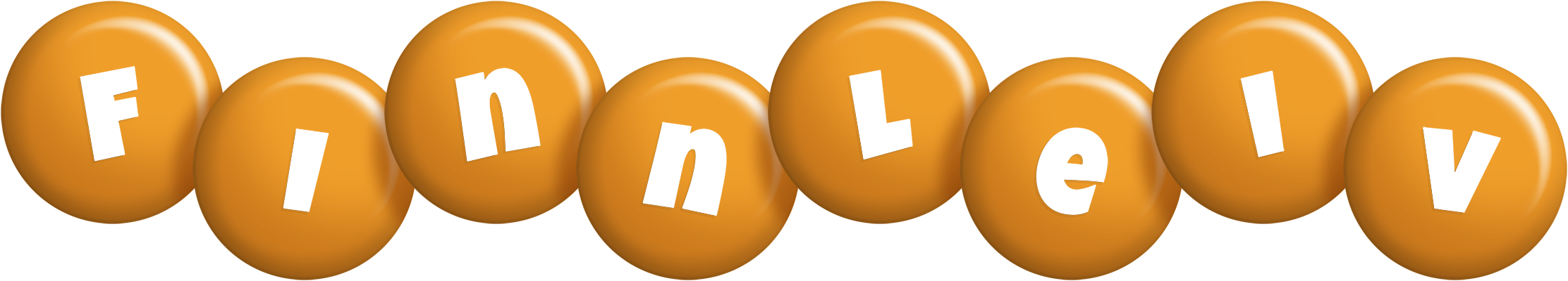 Finnleiv candy-orange logo