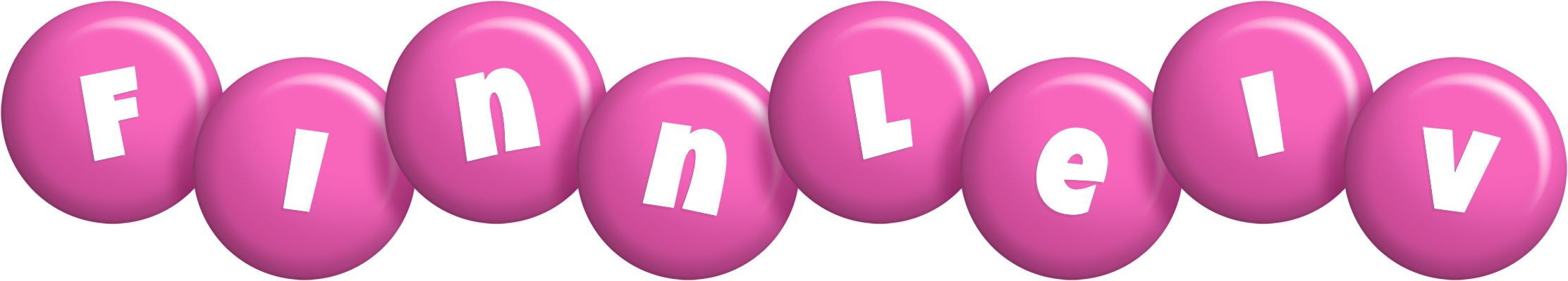 Finnleiv candy-pink logo