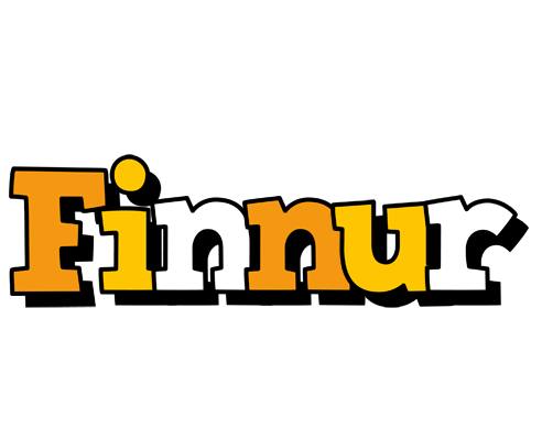 Finnur cartoon logo