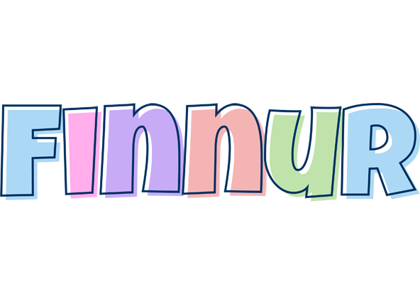 Finnur pastel logo