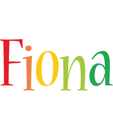 Fiona birthday logo