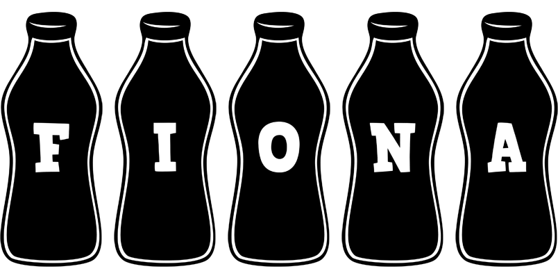 Fiona bottle logo