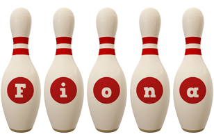 Fiona bowling-pin logo