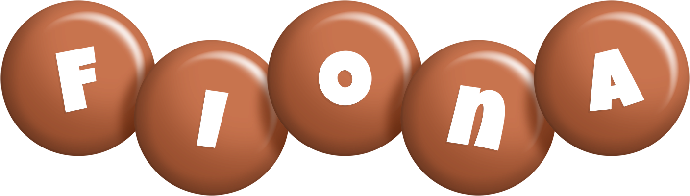 Fiona candy-brown logo