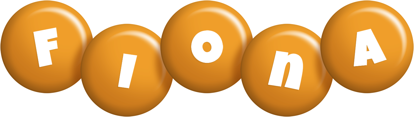 Fiona candy-orange logo