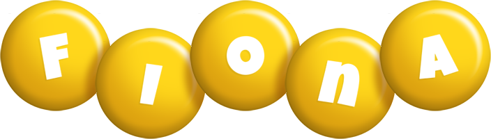 Fiona candy-yellow logo