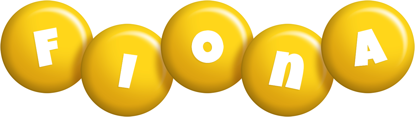 Fiona candy-yellow logo