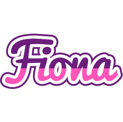 Fiona cheerful logo